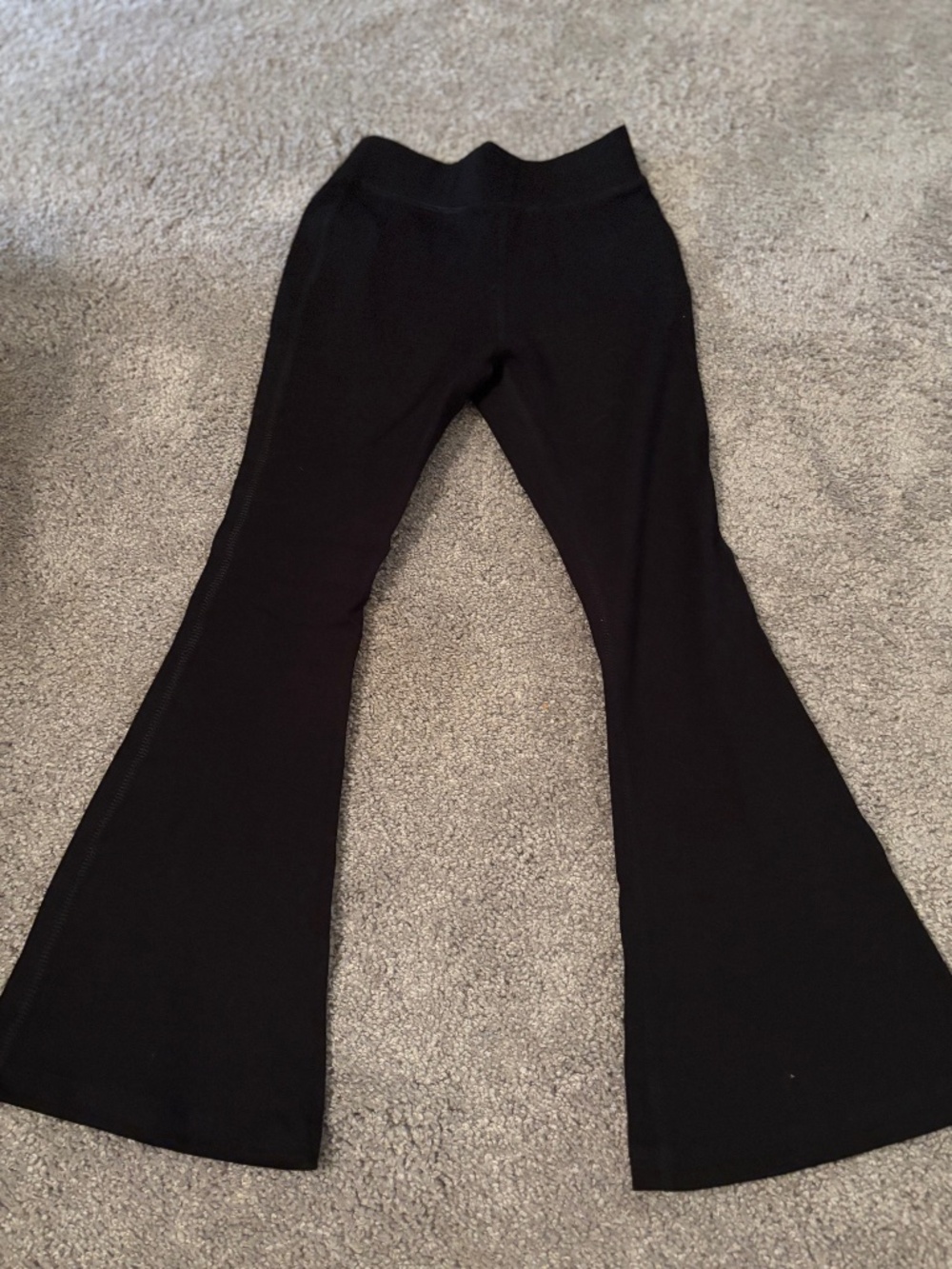 Mightly Girls Black Flared Leggings